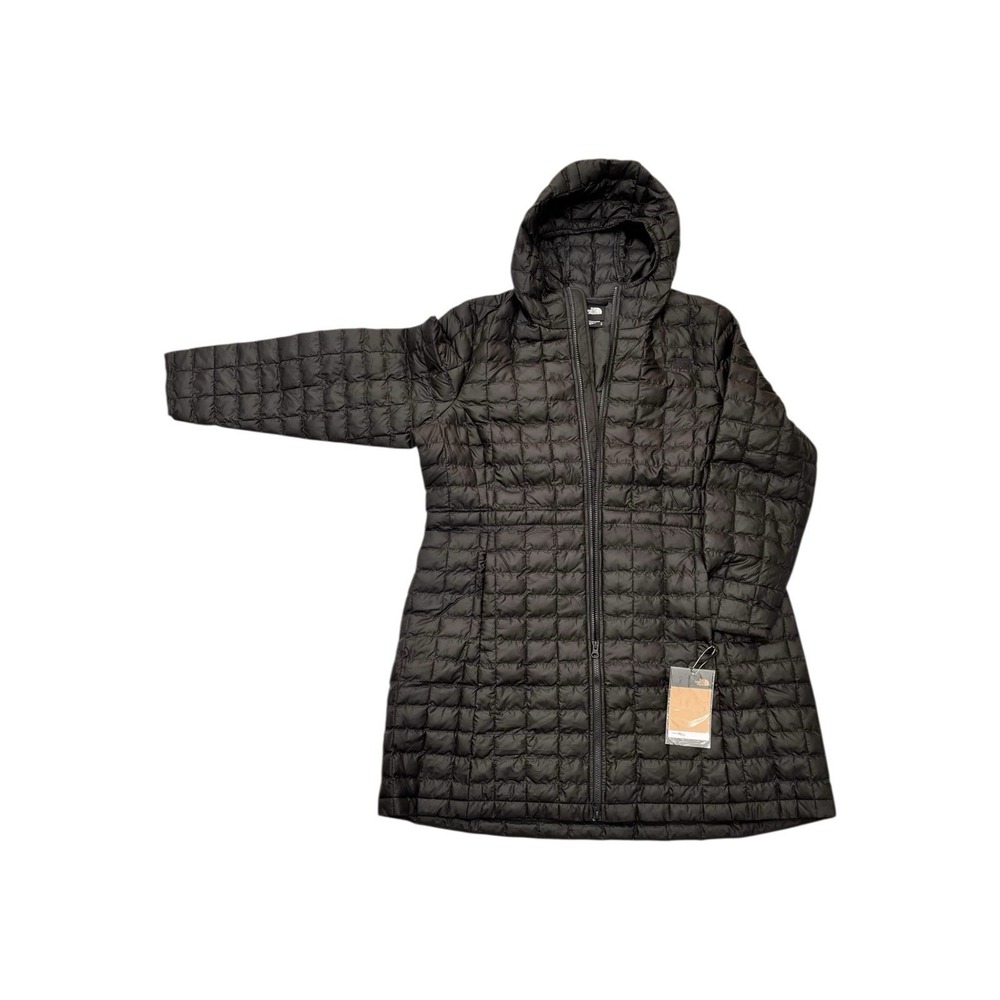 The North Face Thermoball ECO Parka Long Insulated Black Jacket SZ 1X